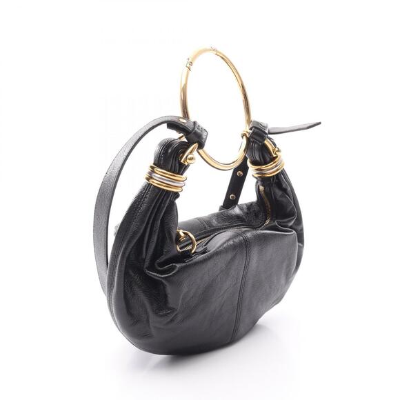 Chloe Bracelet Handbag Black Leather - Picture 2 of 4